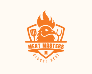 Chicken Barbecue Grill logo design