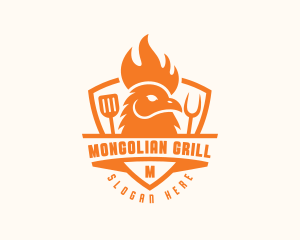 Chicken Barbecue Grill logo design