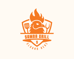 Chicken Barbecue Grill logo design