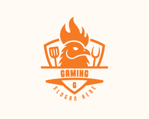 Roast - Chicken Barbecue Grill logo design