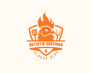 Chicken Barbecue Grill logo design