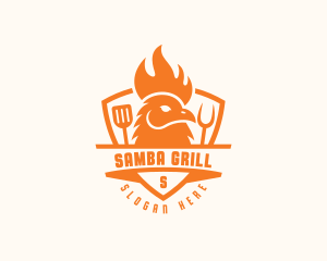 Chicken Barbecue Grill logo design