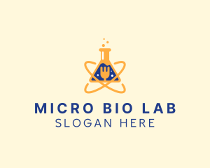 Flask Fork Laboratory logo design