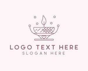 Candlelight - Candle Wax Boutique logo design