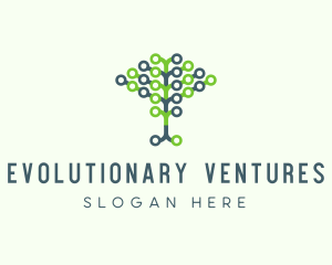 Tech Agricultural Tree Venture logo design