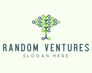 Tech Agricultural Tree Venture logo design