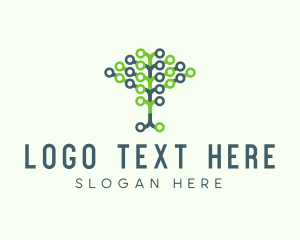 Networking - Tech Agricultural Tree Venture logo design