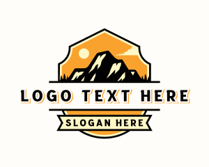 Explorer - Mountain Outdoor Camping logo design