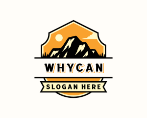 Mountain Outdoor Camping Logo