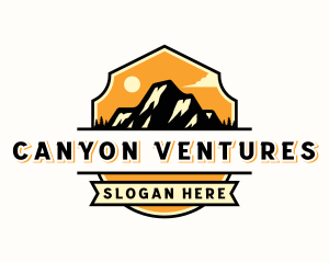 Canyon - Mountain Outdoor Camping logo design