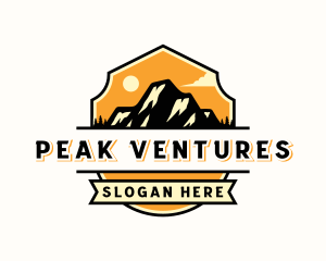 Everest - Mountain Outdoor Camping logo design