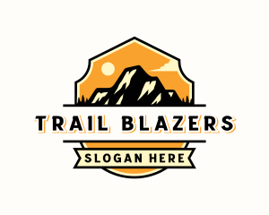 Mountain Outdoor Camping logo design