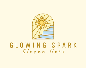 Sunrise Scenic Staircase logo design