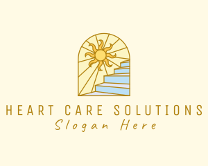 Sunrise Scenic Staircase logo design