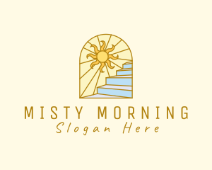 Sunrise Scenic Staircase logo design