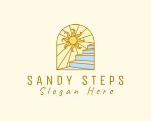 Sunrise Scenic Staircase logo design