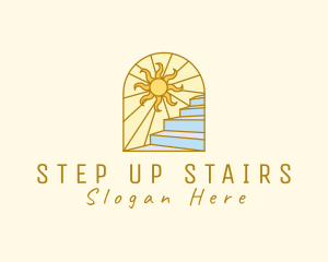 Staircase - Sunrise Scenic Staircase logo design