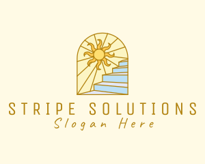 Sunrise Scenic Staircase logo design