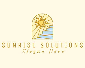 Day - Sunrise Scenic Staircase logo design