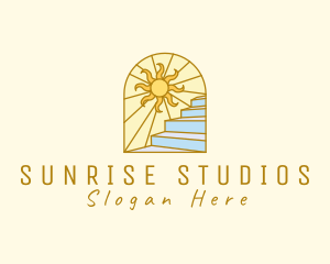 Sunrise Scenic Staircase logo design