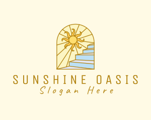 Sunrise Scenic Staircase logo design