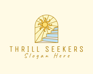 Sunrise Scenic Staircase logo design