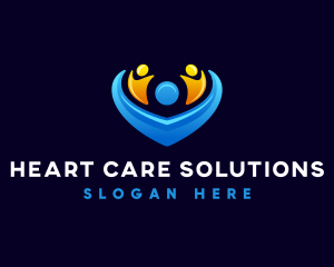 Charity Heart Parenting logo design