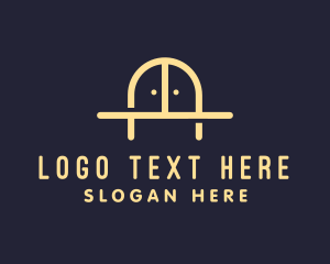 Carpentry - Golden Bridge Furniture logo design