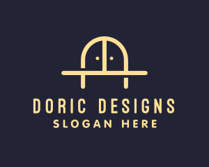 Golden Bridge Furniture logo design