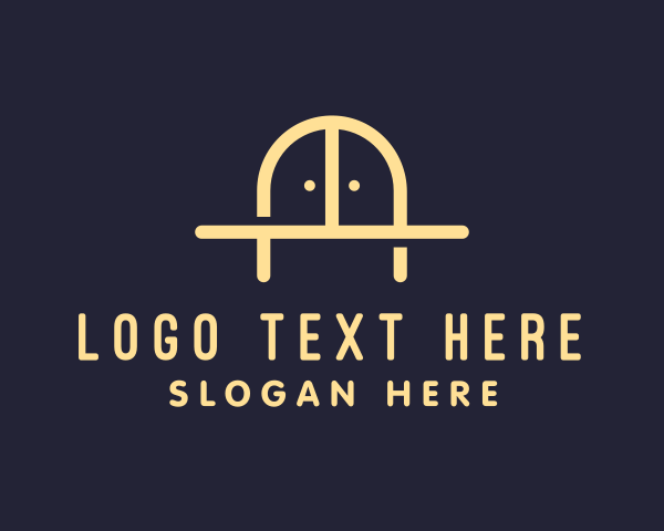 Carpentry - Golden Bridge Furniture logo design