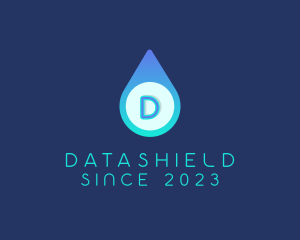 Chemist - Blue Water Droplet logo design