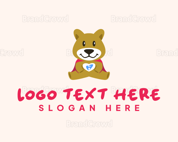 Dental Tooth Bear Logo