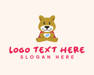 Mascot - Dental Tooth Bear logo design