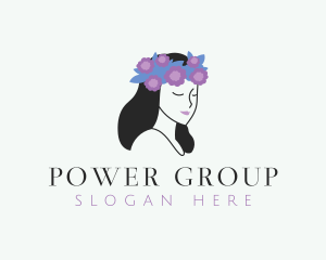 Beautiful Flower Girl Logo