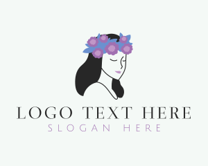 Beautiful Flower Girl Logo