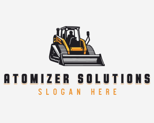 Bulldozer Construction Machinery Logo