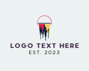 Remodel - Paint Bucket Home Remodeling logo design