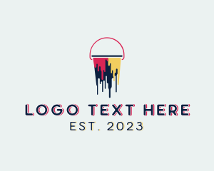 Painting - Paint Bucket Home Remodeling logo design
