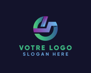 Customer Service - Digital App Letter G logo design