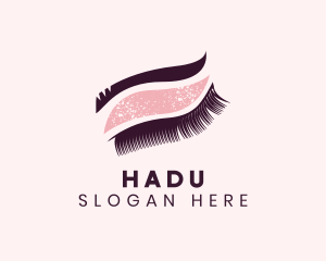 Feminine - Glam Eyeshadow Makeup logo design