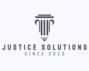 Writer Judicial Column logo design