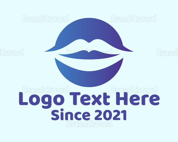 Blue Lip Gloss Logo