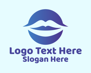 Blue Lip Gloss Logo