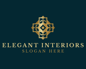 Gold Decorative Tile logo design