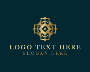 Style - Gold Decorative Tile logo design