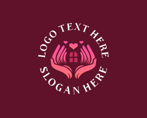 Donation - Hand Support Organization logo design