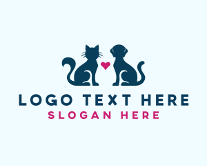 Grooming - Puppy Kitten Veterinarian logo design