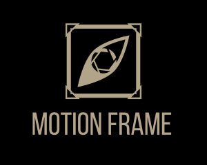 Picture Frame Eye Shutter logo design