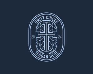 Religion Fellowship Cross logo design