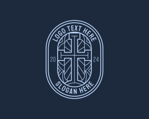 Funeral - Religion Fellowship Cross logo design